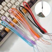 Resim (2'li Paket) Yuvarlak Lanyard, Dayanıklı Çelik Bileklikli İnce Naylon Telefon Kayışı, Şarj Cihazlar/Kameralar USB Sürücülere Anahtarlara Mini Hopperler Ýapılýandyr 
