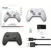 Resim Cloud011 Gamesir Nova 2 Lite Beyaz Kablosuz Pc Oyun Kumandası Hall Effect Joystick Anahtarlar 