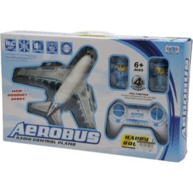 Resim Direkstoktan Uzaktan Kumandalı Oyuncak Uçak / LED Yanıp Sönen Işıklar ve Ses Özellikli / Aerobus Rc Plane 