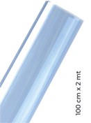 Resim ELİFE TİCARET Mavi Cam Filmi Açık Ton Amerikan Çizilmez 100 cm X 2 Metre 