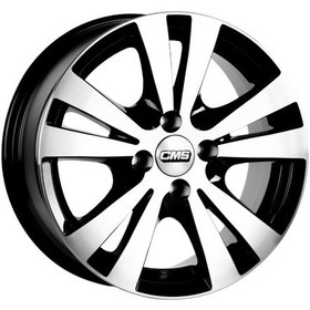 Resim Cms-603-04 6.5x15"-4x108 Et15 65.1 Diamond Black Gloss Jant 4 Adet 