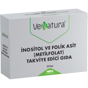Resim VENATURA İnositol ve Folik Asit (Metilfolat) 20 Saşe 