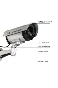 Resim Yetkin Home 2 Adet Hırsız Caydırıcı Güvenlik Kamerası Hırsız Kovucu Yapay Kamera 