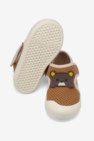 Resim Tonny Black Kız Çocuk Camel Ayıcık Detaylı Rahat Kalıp İlk Adım Sneaker 