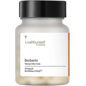 Resim LIVE YOURSELF Berberin 30 Kapsül 
