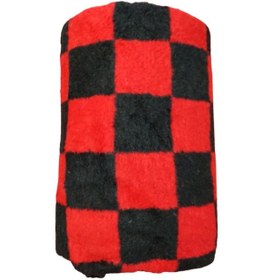 Resim Bekir Barış Tek Kişilik, Ekose Desenli, Peluş Genç Battaniyesi 