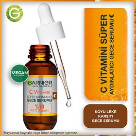 Resim Garnier C Vitamini Süper Aydınlatıcı Gece Serumu 30 ml 