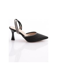 Resim Dgn Pm309-k342-1 Kadin Taş Süslemeli Topuklu Abiye Ayakkabi PM309-K342-1-1211-R1673 