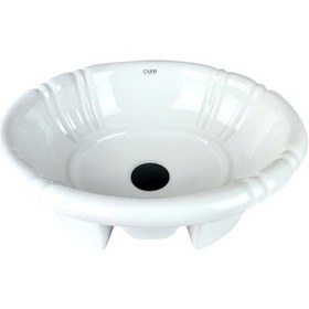 Resim Pure Beyaz Tezgah Üstü Çanak Lavabo W-297 