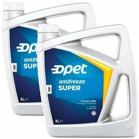 Resim Opet Konsantre 3 Litre Mavi Antifriz 70C 2 Adet 