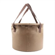 Resim Galaxxy Açık Hava Taşınabilir Katlanır Kova Taşınabilir Balıkçılık Khaki B (Yurt Dışından) 