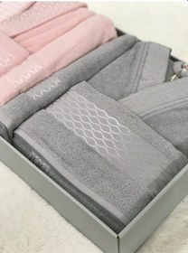 Resim Elissa Bornoz Takımı Gri - Pudra Gri - Pudra 