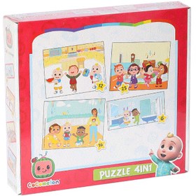 Resim CO7899 Cocomelon 4IN1 Puzzle -Laço 