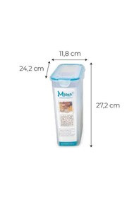 Resim Hava Sızdırmaz Contalı Bakliyat Saklama Kabı 45 L 4 Lü Set Çok Renkli 