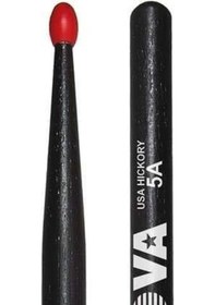 Resim Vic Firth N5anb Nova 5a Nylon Black Baget Ekonomik Seri - Siyah - Kırmızı Naylon Uç 