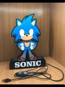 Resim Led Işıklı Duvar Tablo Sonıc 