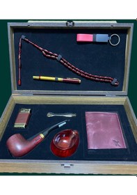 Resim Pipsan Pipo Ahlat Ağacı Balsa Filitreli Çakmaklı Cüzdan Anahtarlık Tesbih Set 605735-509255 