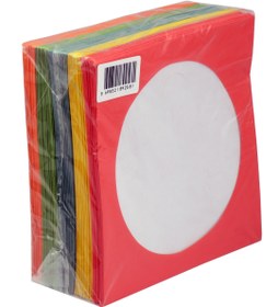 Resim CD&DVD ZARFI 80gr Pencereli Renkli Kağıt 100lük 