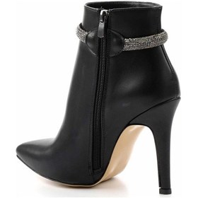 Resim Siyah Platin Kadın Bot & Bootie K02674030409 Siyah Platin 