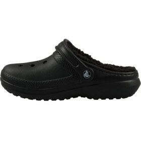 Resim Crocs Erkek Kullanıma Uygun Classic Lined Siyah Sandalet Yumuşak Malzeme ile Konfor Sunar (203591-060) 