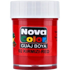 Resim Nova Color Guaj Boya 30cc Kırmızı 