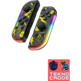 Resim Beboncool Nintendo Switch/switch OLED Yüksek Kapasite Titreşimli Rgb Işıklı Joy-Con Oyun Kolu 
