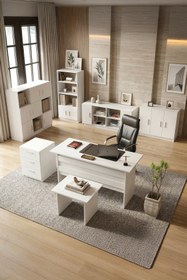 Resim Yurudesign Vario Abcdefg Ofis Büro Masa Takımı 3 Renk 