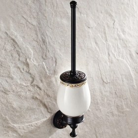 Resim Sanlindou Modern Siyah Duvara Monte Banyo Donanım Seti (Yurt Dışından) 