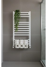 Resim Asılabilir Havlupan Düzenleyici Banyo Havluluk Kurutma Sepeti Tuvalet Kağıdı Organizeri Krom Krom 