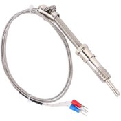 Resim Ximistore9 Endüstriyel Sıcaklık Ölçümü İçin K Tipi Sıkıştırma Yaylı Termokouple - Paslanmaz Çelik Sondajlı 0-400 C, M12 
