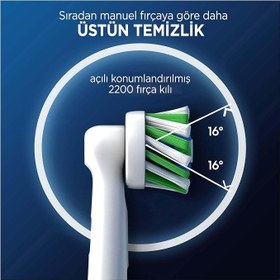 Resim Oral-B Cross Action Şarjlı Diş Fırçası Yedek Başlığı 9 Adet 