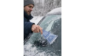 Resim Pratik Buz Kazıyıcı-Pratical Ice Scraper- Araba Camı Buzu Kazıyıcı- 2'li Set 