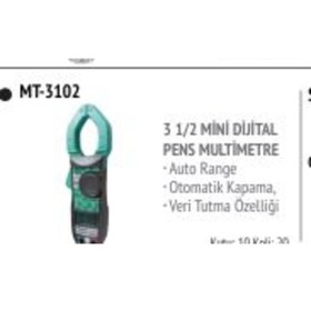 Resim Proskit Mt-3102 3 1/2 2a Mini Dijital Pensampermetre; 