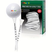 Resim 120/150 Adet Dayanıklı Ahşap Golf Tee'leri - Sahada Sabit Tee Yüksekliği ve Artırılmış Doğruluk için İdeal 