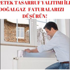 Resim KL HOME 10mm Kalınlık- 9 Adet - 50cmx100cm Tasarruf Için Kalorifer Petek Arkası -doğalgaz Fatura Düşür 
