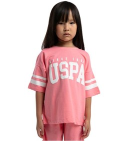 Resim U.S. Polo Assn. Kız Çocuk Bermuda Takım Pembe 
