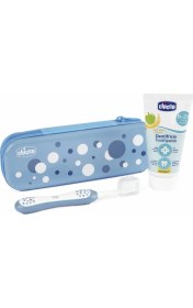Resim Chicco Diş Fırçası Seti 6+ Ay Blue 