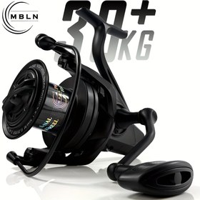 Resim MBLN 14000 Serisi Büyük Boy Spin Makarası, Geniş Kapasiteli Alüminyum Alaşımlı Misina Kabı, Alüminyum Alaşımlı Rocker Kol, Çinko Alaşımlı Dişli, Güçlü Frenleme Kuvveti, Büyük Balık Avı İçin Tasarlandı, Konforlu His 