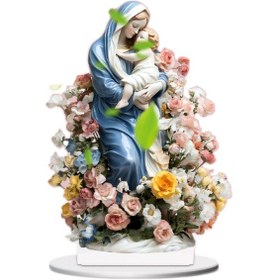 Resim Suntek Anne Çocuk 2d Akrilik Tabela Anneler Günü Hediyesi Kafe 14cmx20cm 