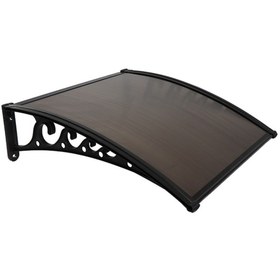 Resim Genel Markalar Pratik Sundurma Kapı Pencere Üstü 100x120 cm Siyah 