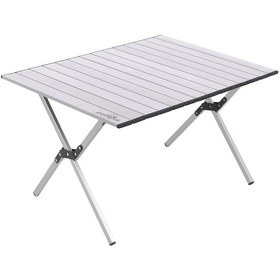 Resim Panipal Alüminyum, Katlanabilir Kamp Ve Piknik Masası,taşıma Çantasıyla L Gri 