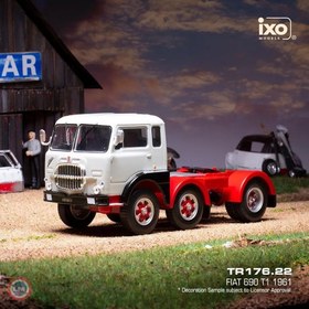 Resim 1:43 IXO 1961 Fiat 690 T1 TRACTOR TRUCK 3-ASSI 