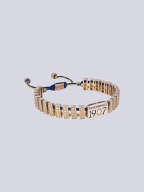 Resim Fenerbahçe Bronz 1907 Unisex Şans Bileklik - Metalik / M 