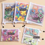 Resim 8 Adet Şeffaf Fermuarlı File Çantalar - Oyuncaklar, Seyahat Malzemeleri ve Bulmaca Saklama için Güvenli Fermuarlarla 3 Boyutta Su Geçirmez Plastik Organizatör Torbaları - Dayanıklı Yeniden Kullanılabilir Depolama Çözümleri, Fermuarlı Çanta Torbaları, Sağlam Fermuarlar 