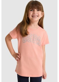 Resim U.s. Polo Assn. Kız Çocuk Mercan Tişört Basic 50325631-vr204 Coral 