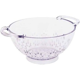 Resim Akrilik Şeffaf Makarna Süzgeçi & Sebze Meyve Süzgeçi Çok Renkli 