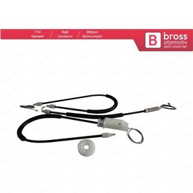 Resim Mercedes SL R230 2001-2012 Convertible İçin Sağ Cam Kriko Seti 