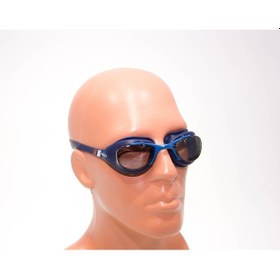 Resim Yüzücü Gözlüğü - L Boy - Mavi Şeffaf Cam Meridyendukkan Nabaiji Beyaz 