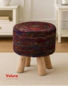 Resim Silk Black - Puf Pembe 