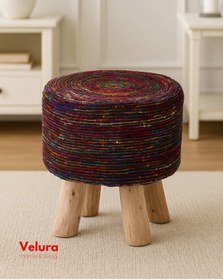 Resim Silk Black - Puf Pembe 